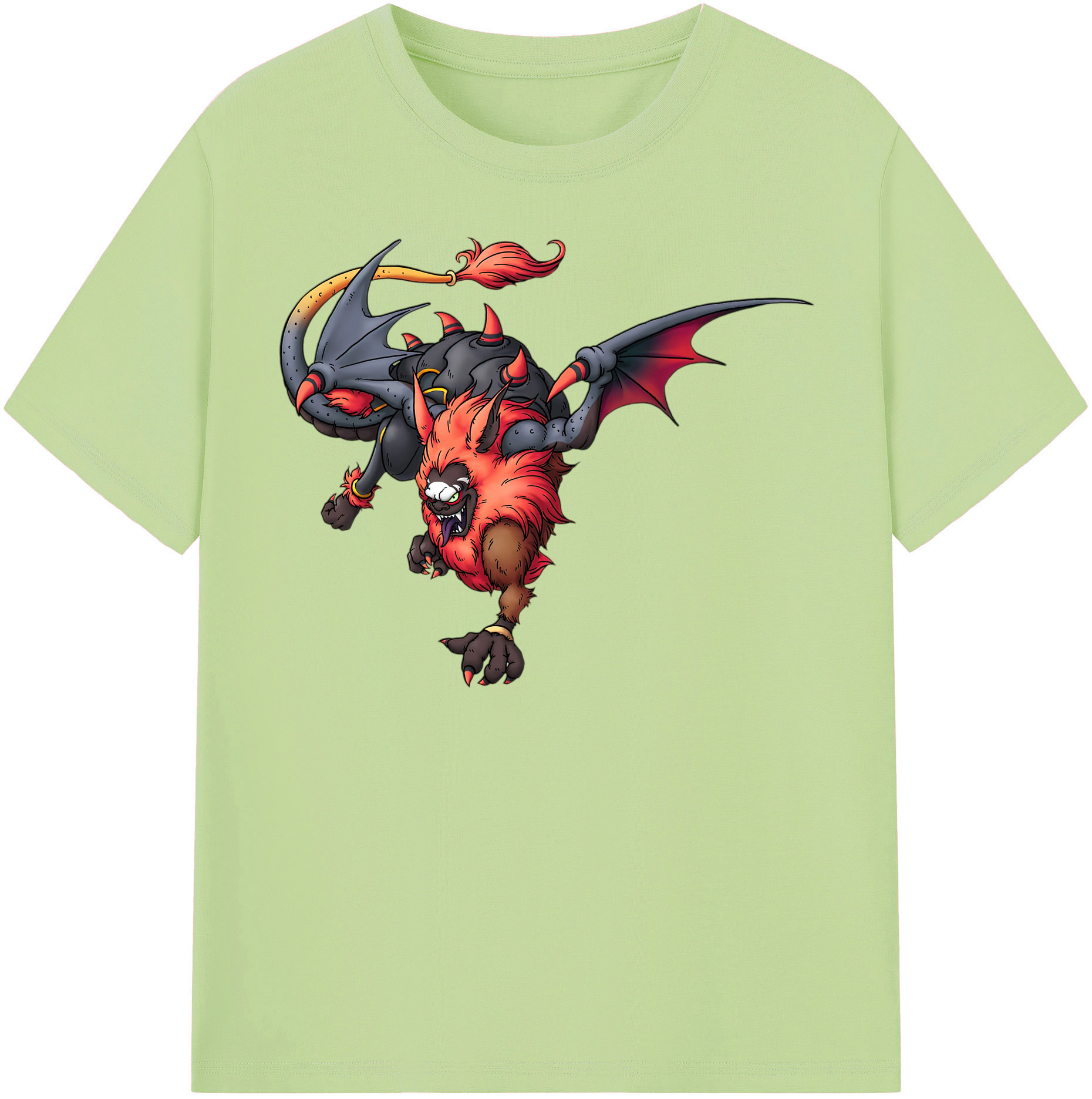 （画像用） ドラゴンクエスト Doragon Kuesuto Dragon Quest 綿100％半袖Tシャツ（フロントプリント）